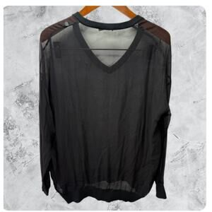Ballantyne Women’s Silk/Cotton Sweater sz 42 Sheer US 6/8 # H233